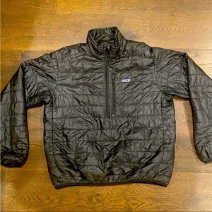 Patagonia Nano Puff Men's Puffer Jacket Quarter Zip Insulated Black Men’s L